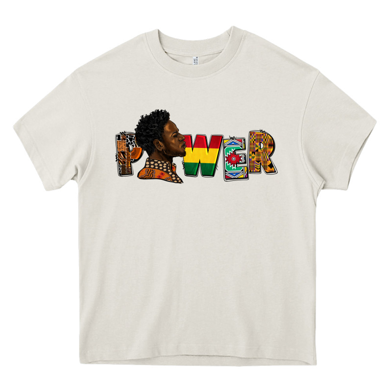 Power Juneteenth Heavy Core Tee by FaDigitalArtStudio | Teevron