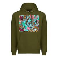Army Green nurse mousepad Premium Hoodie - BarkalooDesign