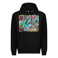 Black nurse mousepad Premium Hoodie - BarkalooDesign