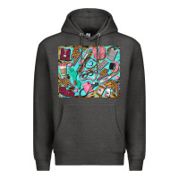 Charcoal Heather nurse mousepad Premium Hoodie - BarkalooDesign