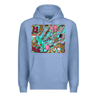 Colony Blue nurse mousepad Premium Hoodie - BarkalooDesign