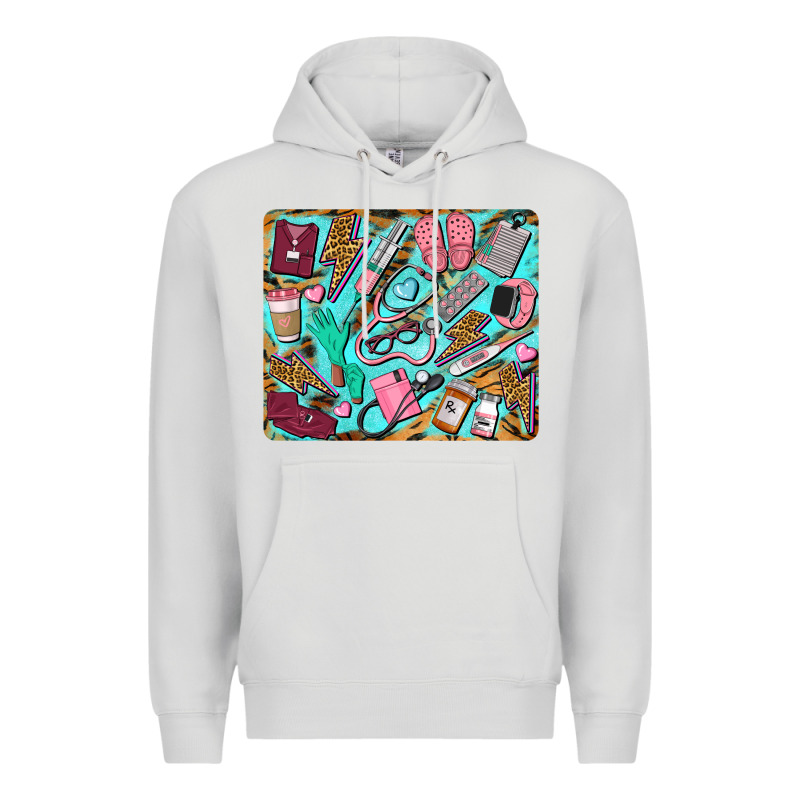 Nurse Mousepad Premium Hoodie by BarkalooDesign | Teevron