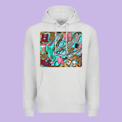 Nurse Mousepad Premium Hoodie Designed By Barkaloodesign