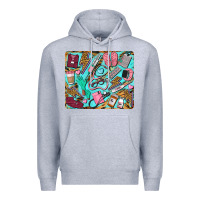 Heather Grey nurse mousepad Premium Hoodie - BarkalooDesign