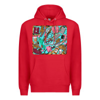 Red nurse mousepad Premium Hoodie - BarkalooDesign