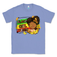 Colony Blue black girl magic Classic Tee - FaDigitalArtStudio