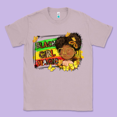 Black Girl Magic Classic Tee Designed By Fadigitalartstudio