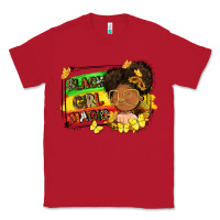 Red black girl magic Classic Tee - FaDigitalArtStudio