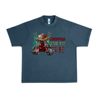 Midnight Navy Christmas with tribe Urban Heavy Tee - CowhideDigitalArt