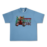 Pebble Blue Christmas with tribe Urban Heavy Tee - CowhideDigitalArt
