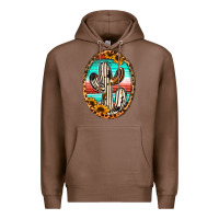 Chestnut Western Cactus Premium Hoodie - Jasminsmagicworld