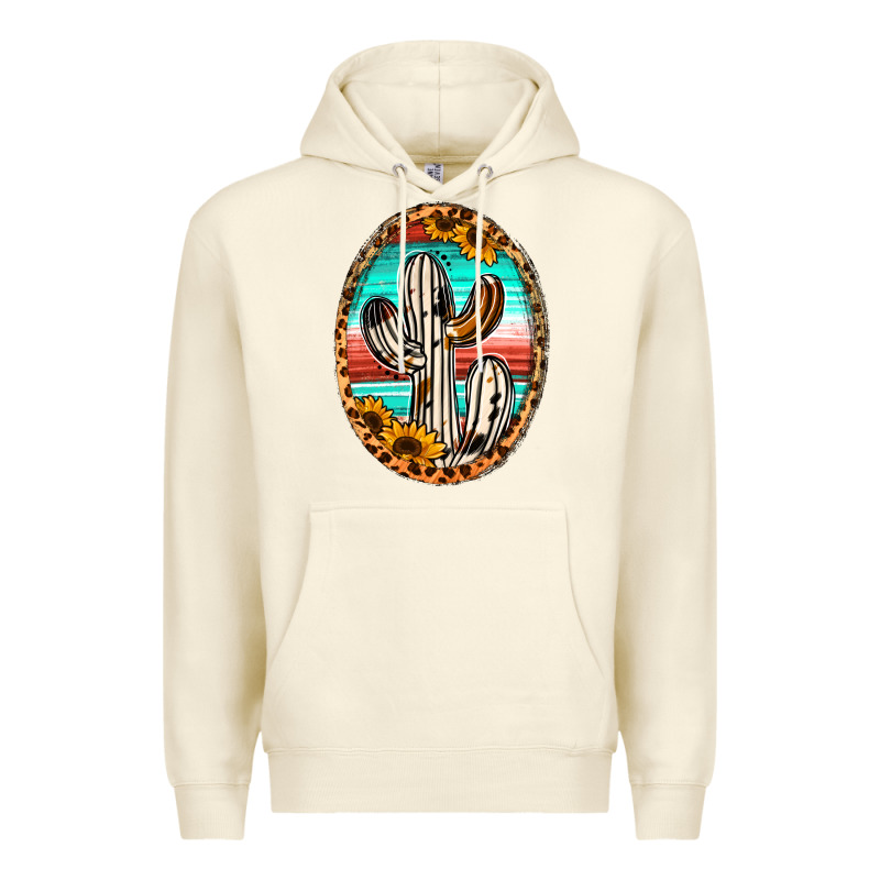 Western Cactus Premium Hoodie by Jasminsmagicworld | Teevron