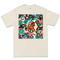 Bone western cowgirl seamless pattern Premium Tee - BundleAndBundleShop