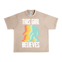 French Oak bigfoot t  shirt bigfoot   this girl believes t  shirt Urban Heavy Tee - DesigneFamous