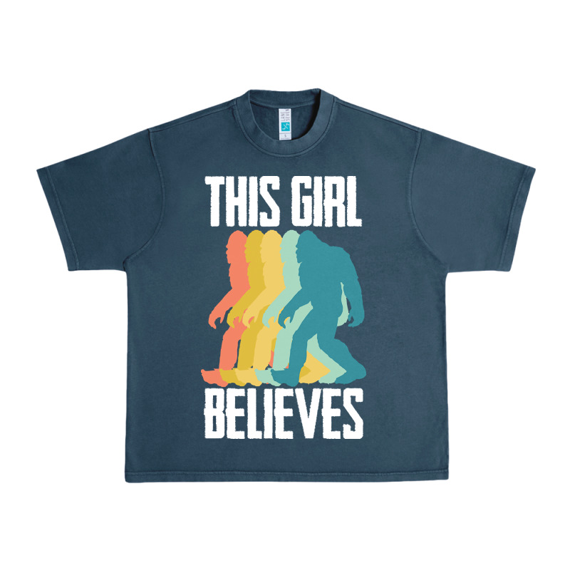 Bigfoot T  Shirt Bigfoot   This Girl Believes T  Shirt Urban Heavy Tee by DesigneFamous | Teevron