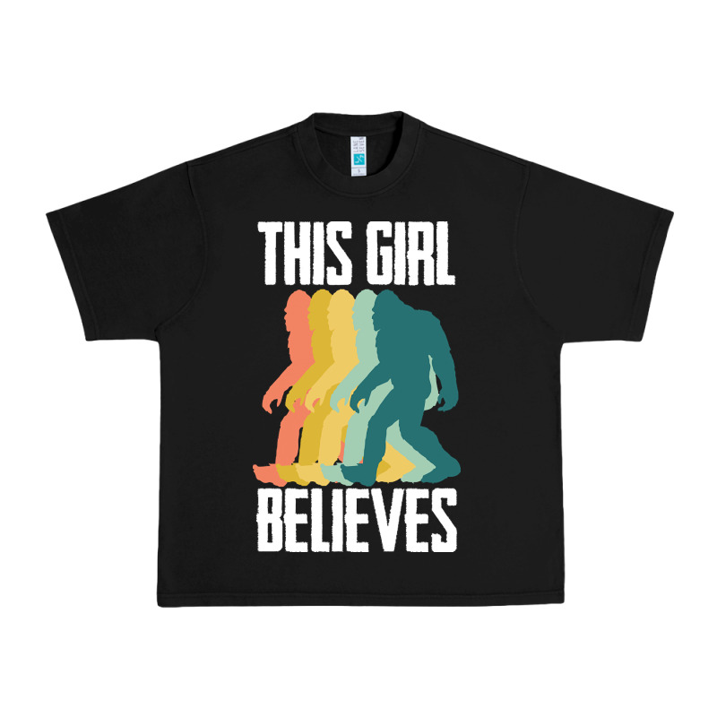 Bigfoot T  Shirt Bigfoot   This Girl Believes T  Shirt Urban Heavy Tee by DesigneFamous | Teevron