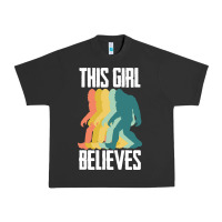 Pigment Black bigfoot t  shirt bigfoot   this girl believes t  shirt Urban Heavy Tee - DesigneFamous