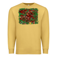 Antique Gold christmas background Premium Sweatshirt - RanaPortraitStore