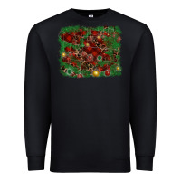 Black christmas background Premium Sweatshirt - RanaPortraitStore