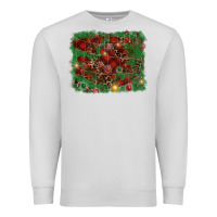 Dove Grey christmas background Premium Sweatshirt - RanaPortraitStore