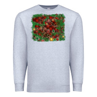 Heather Grey christmas background Premium Sweatshirt - RanaPortraitStore