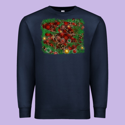 Christmas Background Premium Sweatshirt Designed By Ranaportraitstore