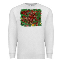 Oatmeal Heather christmas background Premium Sweatshirt - RanaPortraitStore