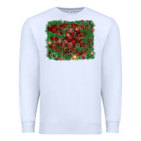 White christmas background Premium Sweatshirt - RanaPortraitStore