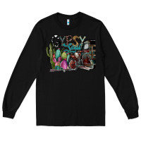 Black gypsy soul Long Sleeve Tee - SublimationCraftShop