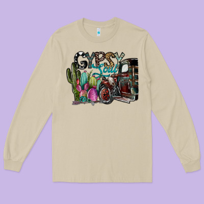 Gypsy Soul Long Sleeve Tee Designed By Sublimationcraftshop