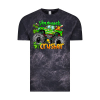 Cloud Black Shamrock Crusher Vintage Tee - CowhideDigitalArt