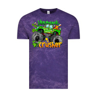 Cloud Purple Shamrock Crusher Vintage Tee - CowhideDigitalArt