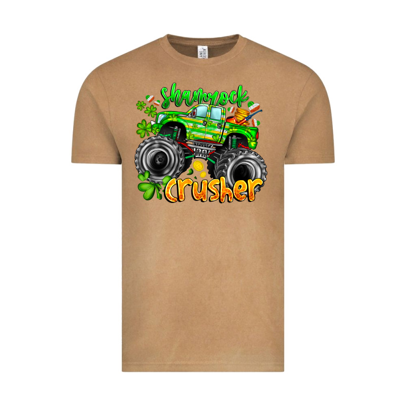 Shamrock Crusher Vintage Tee by CowhideDigitalArt | Teevron