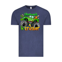 Vintage Denim Shamrock Crusher Vintage Tee - CowhideDigitalArt