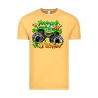 Vintage Mustard Shamrock Crusher Vintage Tee - CowhideDigitalArt