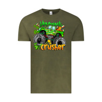 Vintage Olive Shamrock Crusher Vintage Tee - CowhideDigitalArt