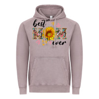 Vintage Zinc best mom ever with sunflower Vintage Hoodie - Artiststas