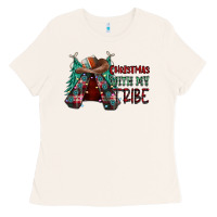 Bone Christmas with tribe Ladies Tee - CowhideDigitalArt