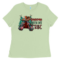 Matcha Christmas with tribe Ladies Tee - CowhideDigitalArt