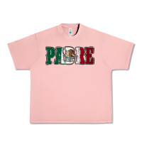 Salmon Mexican Flag Padre Urban Heavy Tee - Jasminsmagicworld