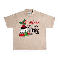 French Oak Christmas with my tribe boho Urban Heavy Tee - CowhideDigitalArt