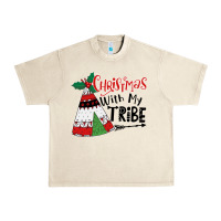 Sandshell Christmas with my tribe boho Urban Heavy Tee - CowhideDigitalArt