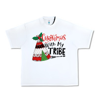 White Christmas with my tribe boho Urban Heavy Tee - CowhideDigitalArt