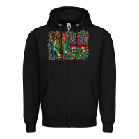 Black howdy christmas boots Zipper Hoodie - RanaPortraitStore