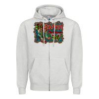 Dove Grey howdy christmas boots Zipper Hoodie - RanaPortraitStore
