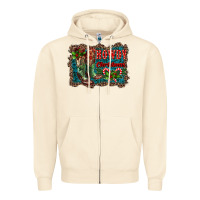 Sandshell howdy christmas boots Zipper Hoodie - RanaPortraitStore