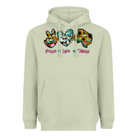 Matcha Peace Love Texas Heavyweight Hoodie - RanaPortraitStore
