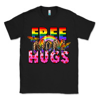 Black Free Mom hugs Classic Tee - FaDigitalArtStudio
