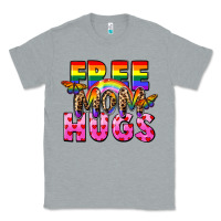 Heather Grey Free Mom hugs Classic Tee - FaDigitalArtStudio
