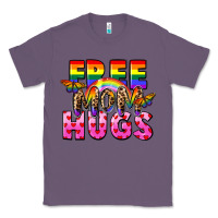 Lavender Free Mom hugs Classic Tee - FaDigitalArtStudio